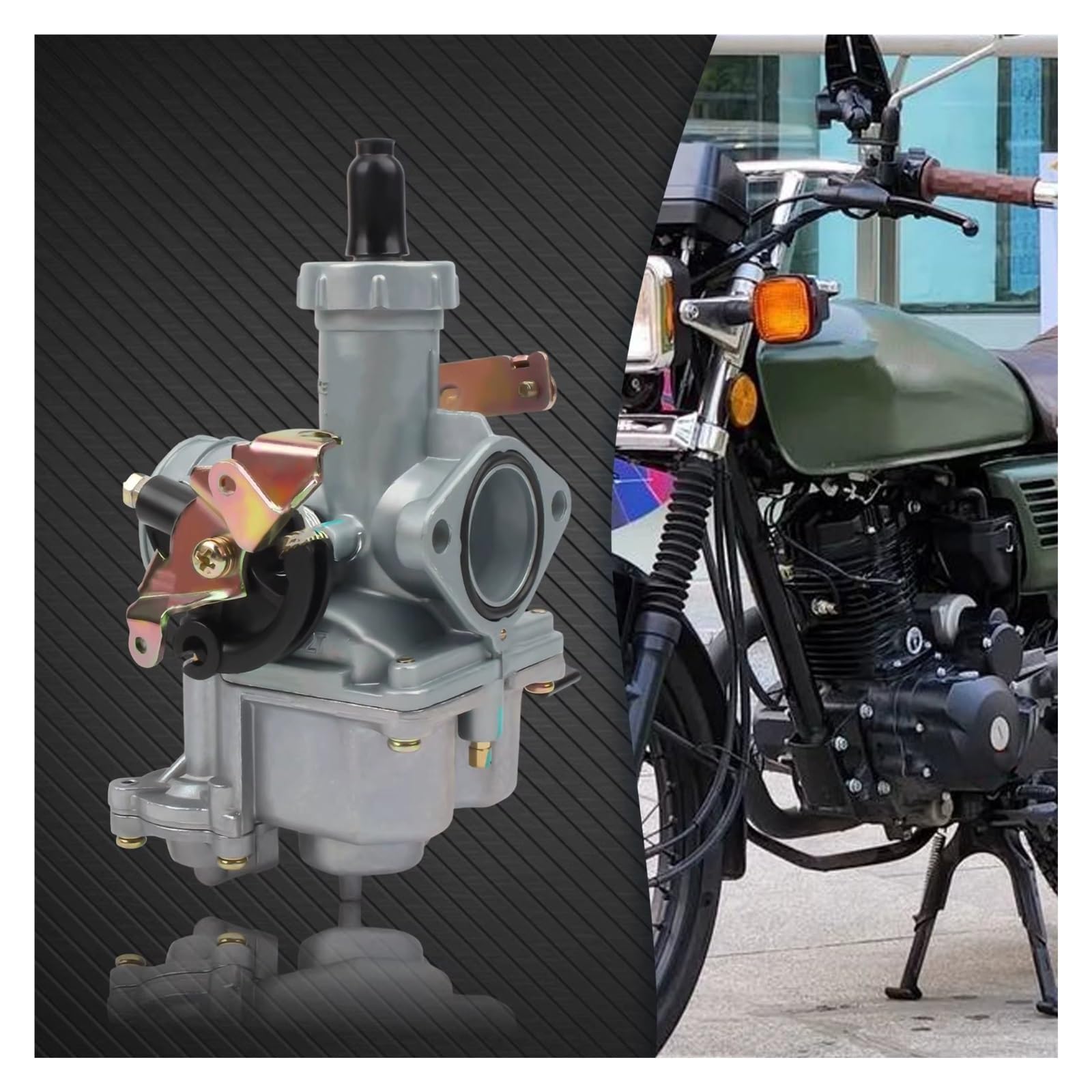 Kompatibel Mit Txm155 Für Atc200x Für Akt150 175–250Cc Pz27 Motorräder Beschleunigerpumpe Vergaser ATV Dirt Bike Motor