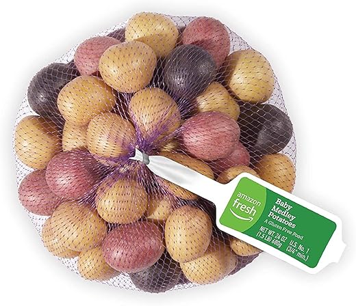 Amazon Fresh Brand, Baby Medley Potatoes, 1.5 Lb