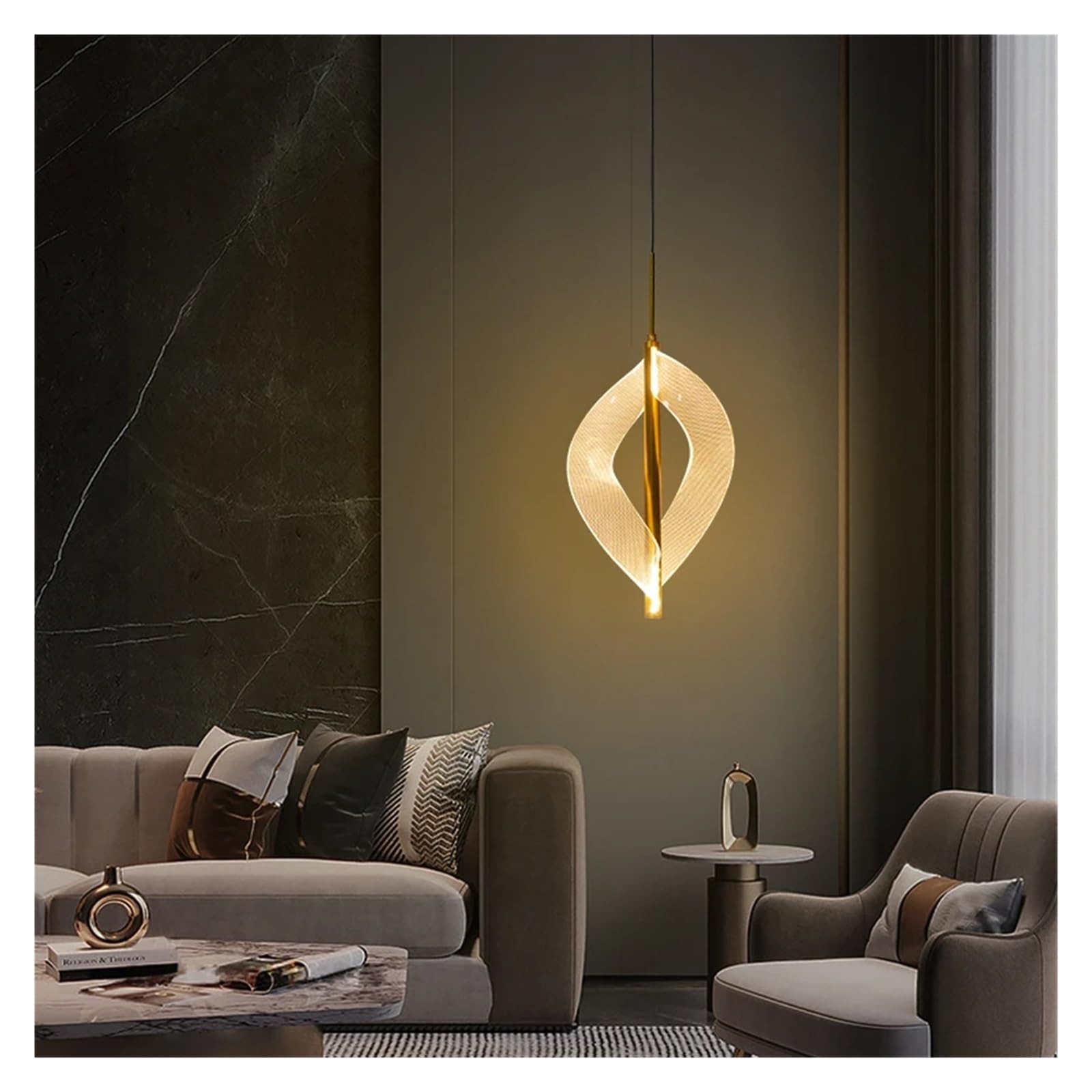 Lámpara colgante para el hogar ideal junto a la mesita de noche y salón