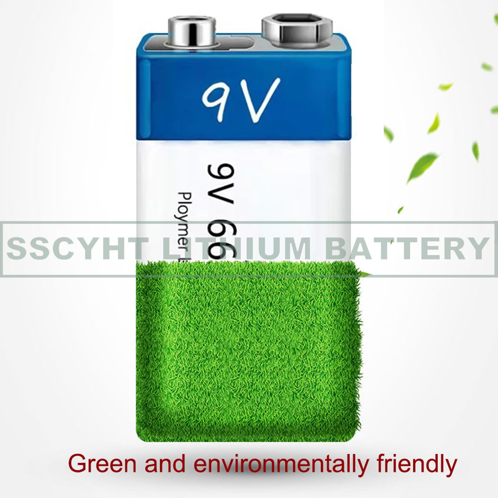 Batería Litio Recargable 9V Batería Iones Litio Alta Capacidad 9V 6600mAh con Cable Carga USB para Alarmas Humo/multímetros/micrófonos/Juguetes Batería Respaldo,3pcs 9v6600mah