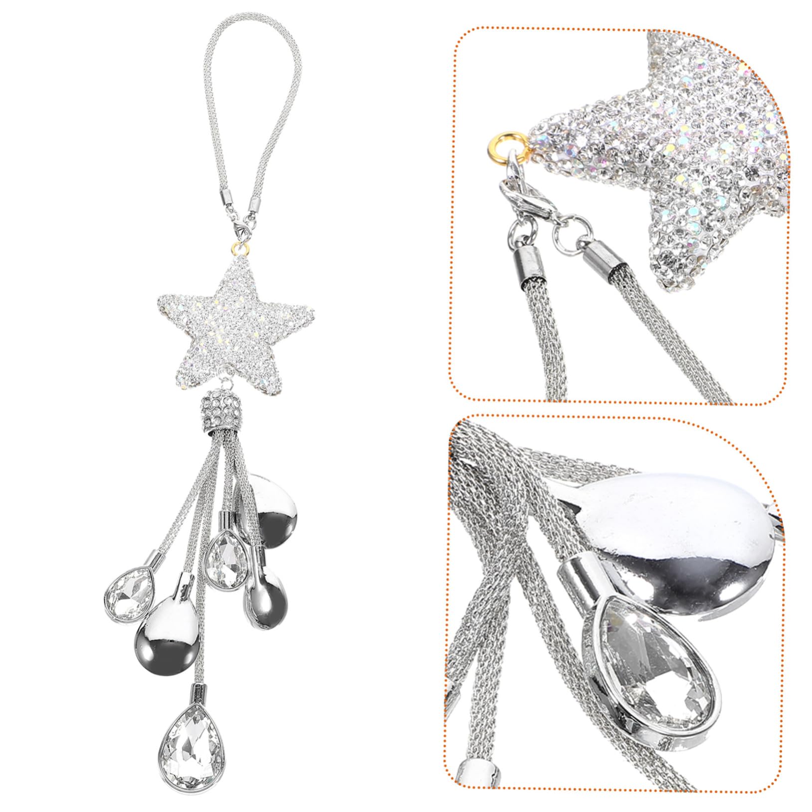 iplusmile 4stücke Car Pendant Ornament Für Rückspiegel Hochwertige Auto Dekoration Mit Einzigartigem Design Für Stilvolles Interieur Als Oder Täglicher Hingucker