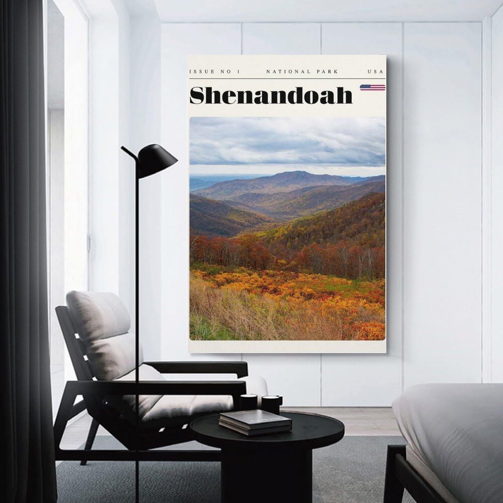 Junmoney Shenandoah National Park Travel Art Decorative Canvas Print, 20x30inch(50x75cm), for Home, Office, Studio Or Guest Room, Canvas Wall Art That Fits Changing Layouts