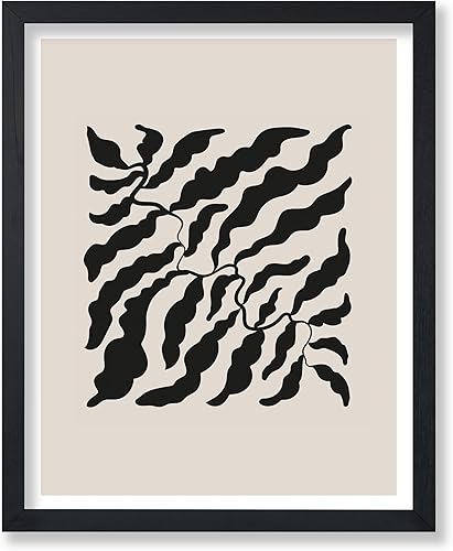 Miniatura 15 de Monem Art - Póster de formas aleatorias, impresión geométrica retro, arte abstracto, arte moderno de mediados de siglo, arte en blanco y negro, arte