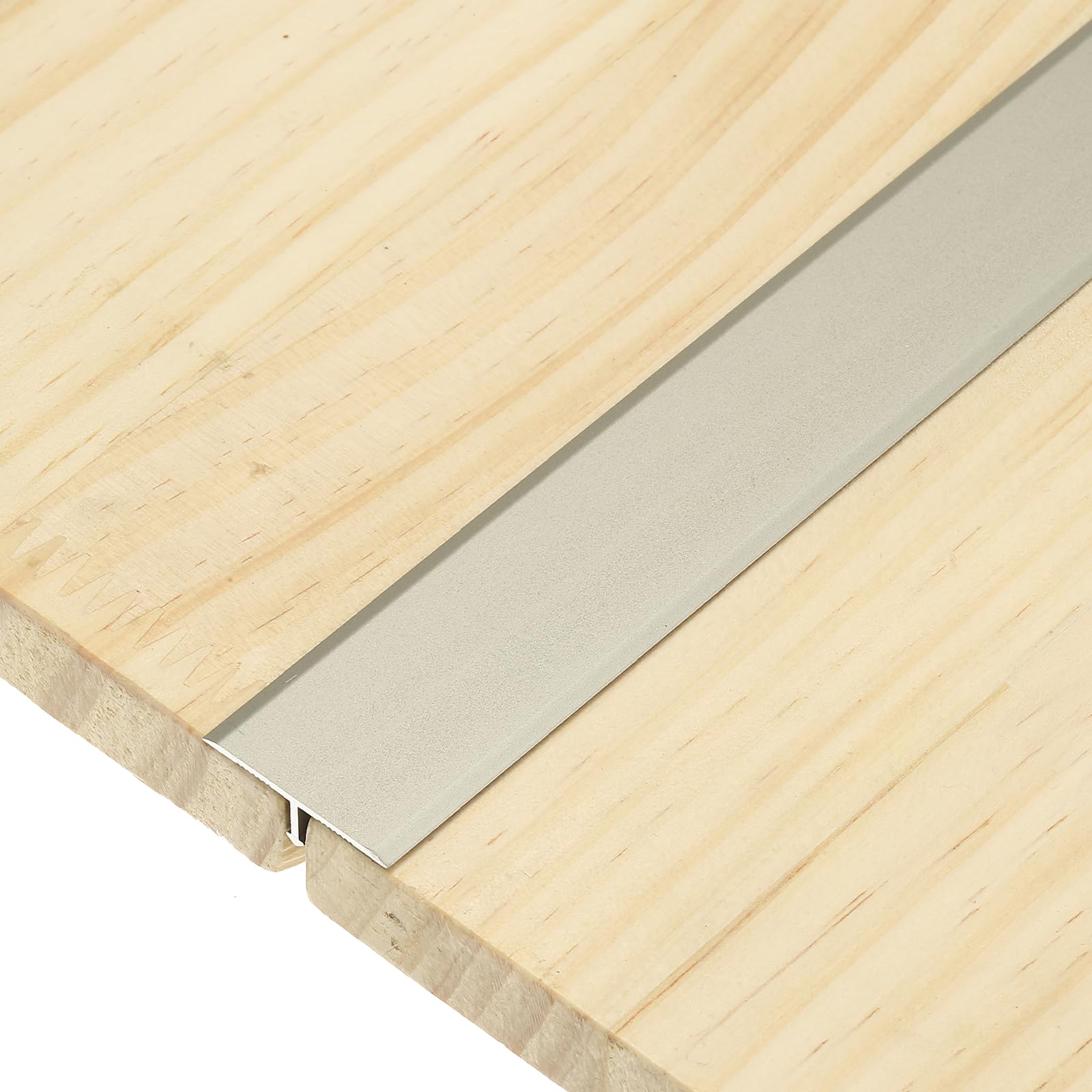 sourcing map 3Pcs T-Molding Transition Strips, 9m x 25mm (L x W) Aluminium Alloy Floor Flat Divider Strip Vinyl Flooring Edging Trim for Floor Gaps Doorways, Gray