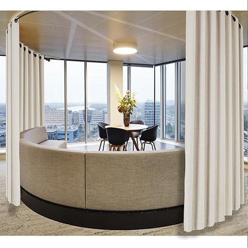 Miniatura 22 de Drapifytex Cortina plisada de lino sintético, cortina para oscurecer la habitación, 56 pulgadas de ancho x 96 pulgadas de largo, cortina de cobre 26