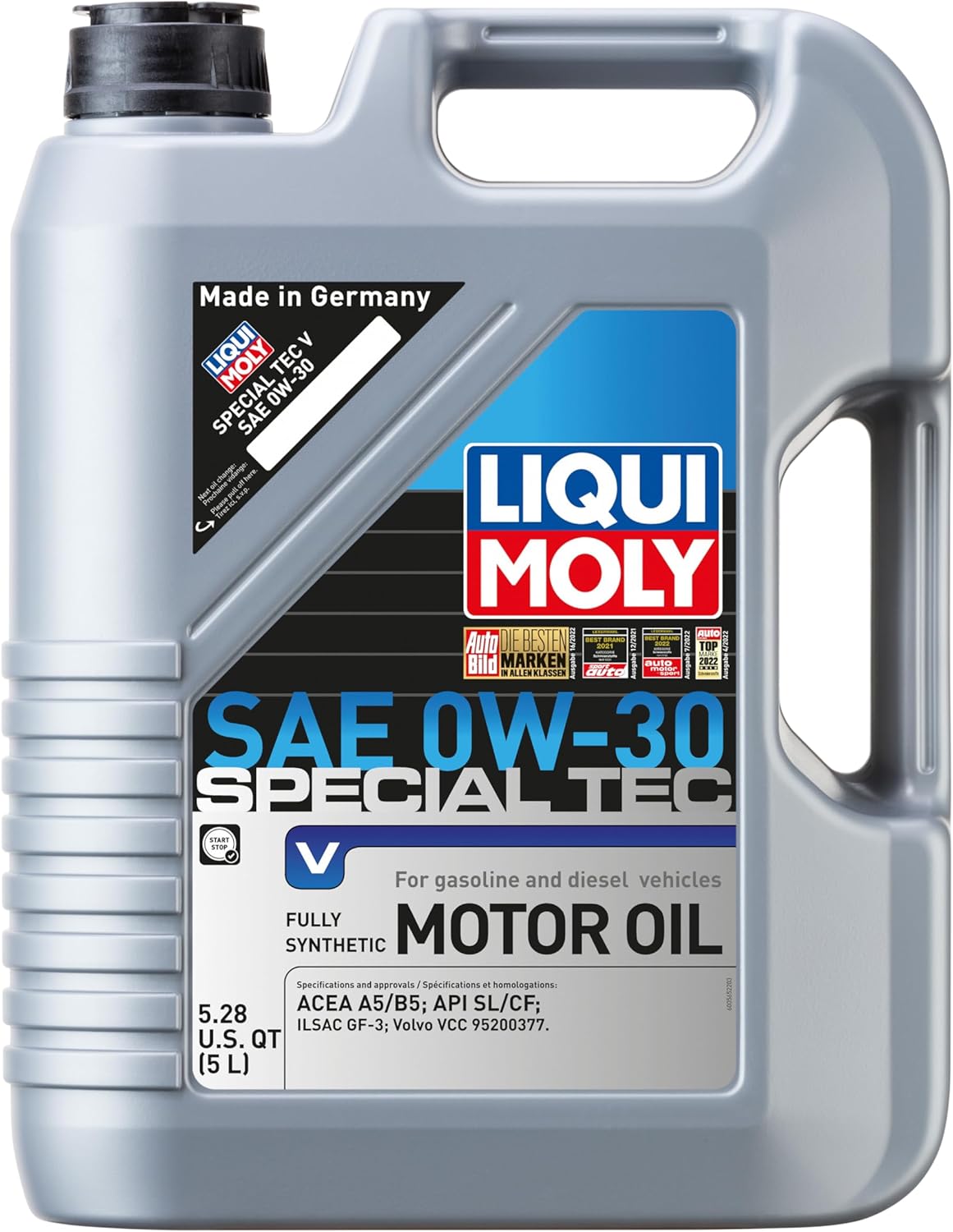 LIQUI MOLY Special Tec V 0W30 Motor Oil | 5 L | Fully synthetic engine oil | SKU: 20204