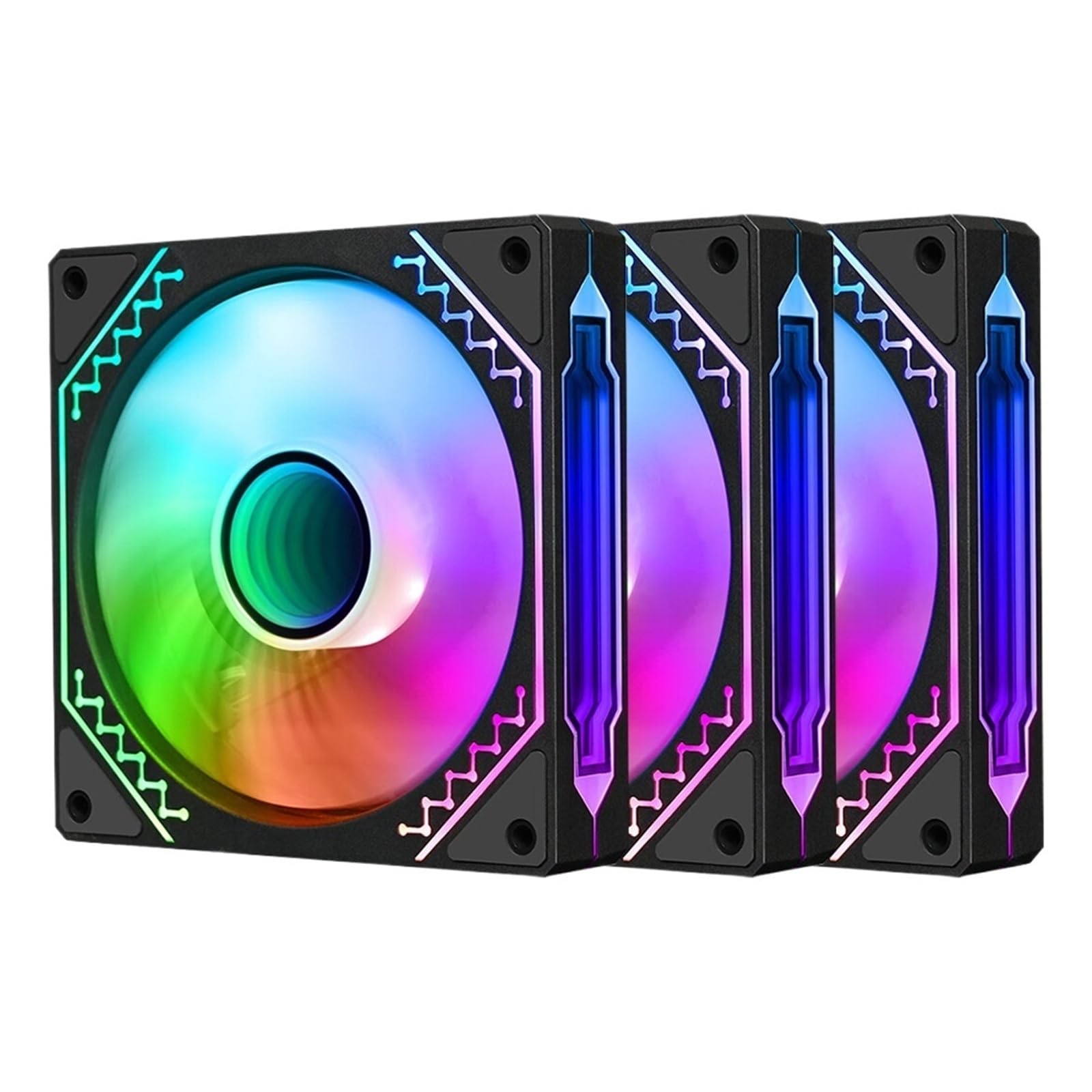 AIR12S Ventoinha Ventoinha PC Computer 120mm RGB Fan 4pin PWM CPU Raffreddamento 3pin5v Spazio illimitato Argb 12cm Ventilador