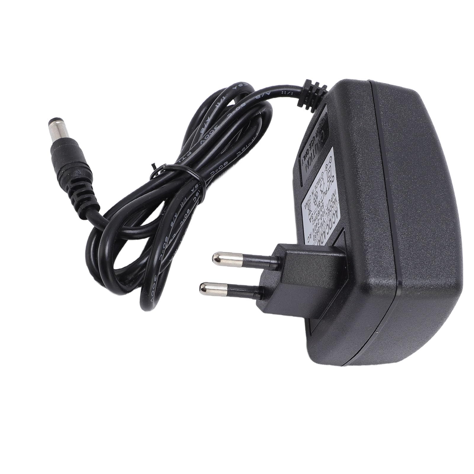 Cargador de Potencia, Enchufe de 5.5 Mmx2.5 Mm 9v 3A Adaptador de Alimentación Conexión Segura y Cable de 93 Cm para la Pantalla de Tapa (Enchufe de la UE)