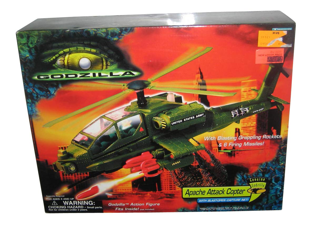 Godzilla Apache Attack Copter : Amazon.sg: Toys