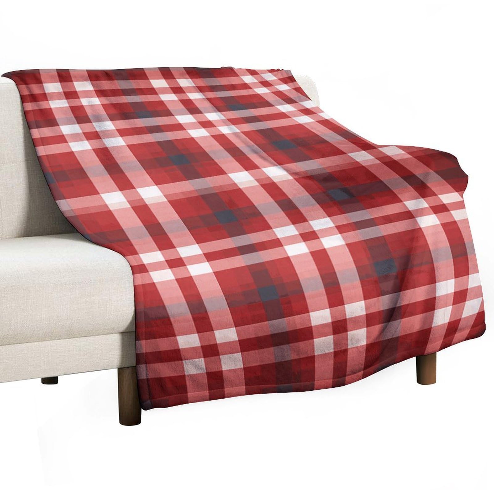 Couverture en flanelle douce pour canapé et voyage 100x150