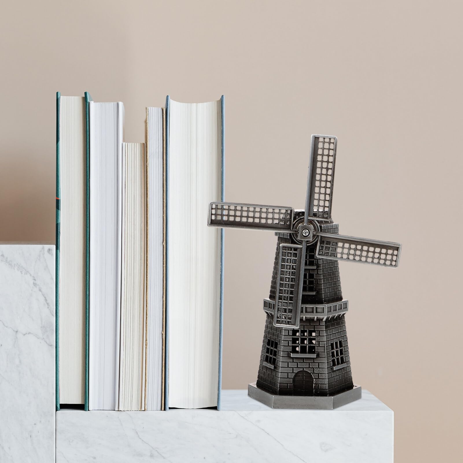 Luxshiny Décoration De Bureau Alliage De Modèle De Moulin à Vent Rétro Ornement Chic pour Maison Et Bureau pour Amateurs De Design Européen