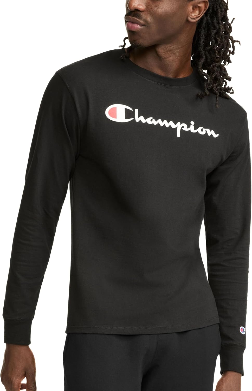 Champion, Classic Long Sleeve, Comfortable, Soft T-Shirt for Men (Reg. Or Big & Tall)