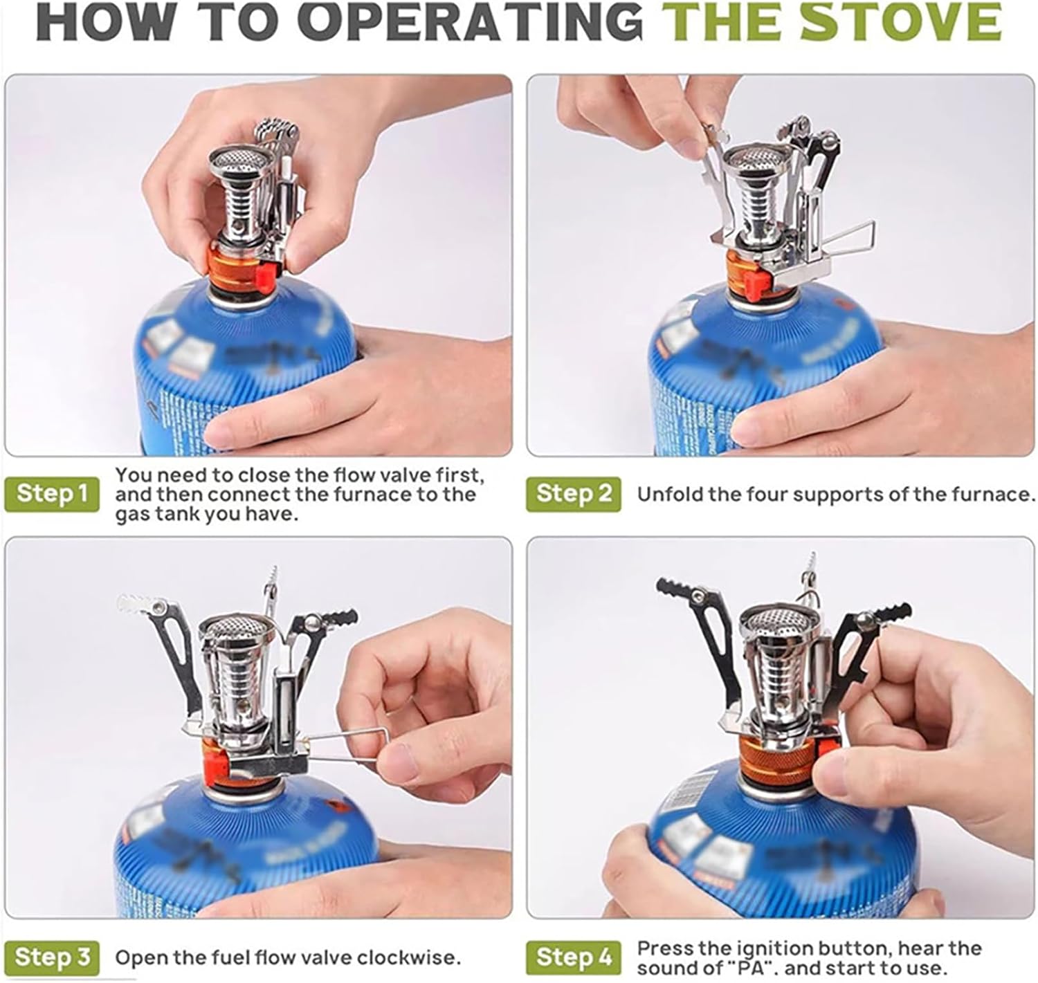 Camping Cookware Set, Light Pot and Pan Set with Foldable Camping Stove, Stainless Steel Cup Fork for Cooking Outdoors Outdoors Camping Hiking Picnic