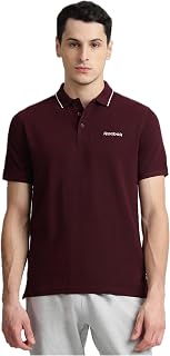Reebok Men’s Essential Cotton Polo T-Shirt, Classic Short Sleeve Polo for Smart Casual Everyday Wear Price In India