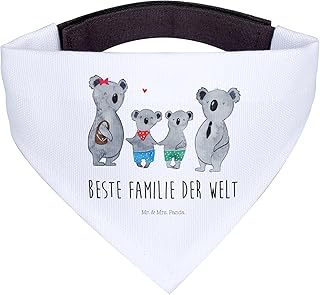 Mr. & Mrs. Panda Hundehalstuch L Koala Familie Zwei - Geschenk, Hundetuch Mit Muster, Familienleben, Papa, Halstuch Für Welpen, Bandana Für Kleine product image