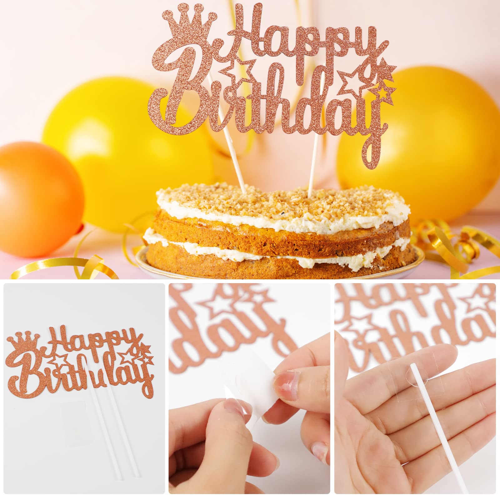 Topper per torta Mr & Mrs con glitter oro per Mr Mrs Cake Decoration Mr & Mrs Cupcake Topper per matrimonio, fidanzamento, festa di anniversario