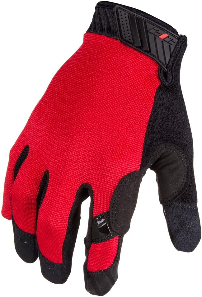 212 Performance Gloves MGGC-BL02-010 Extra Grip Utility Gloves, Touch-screen Compatible, Red, Large