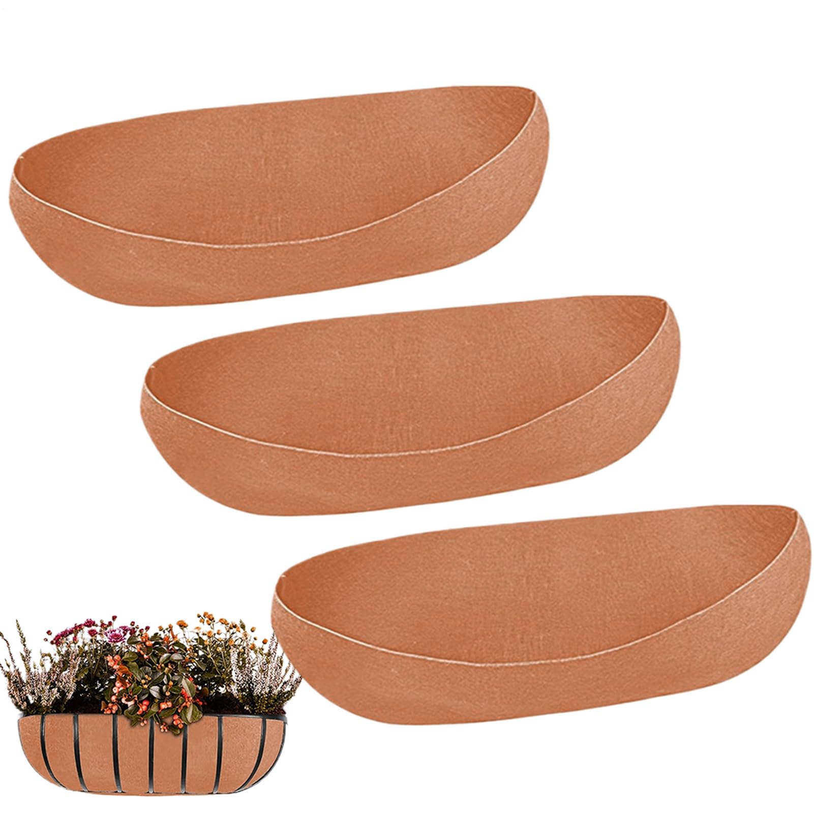 Doublures de fleurs en feutre drainantes pour protéger vos plantes en jardinière et serre