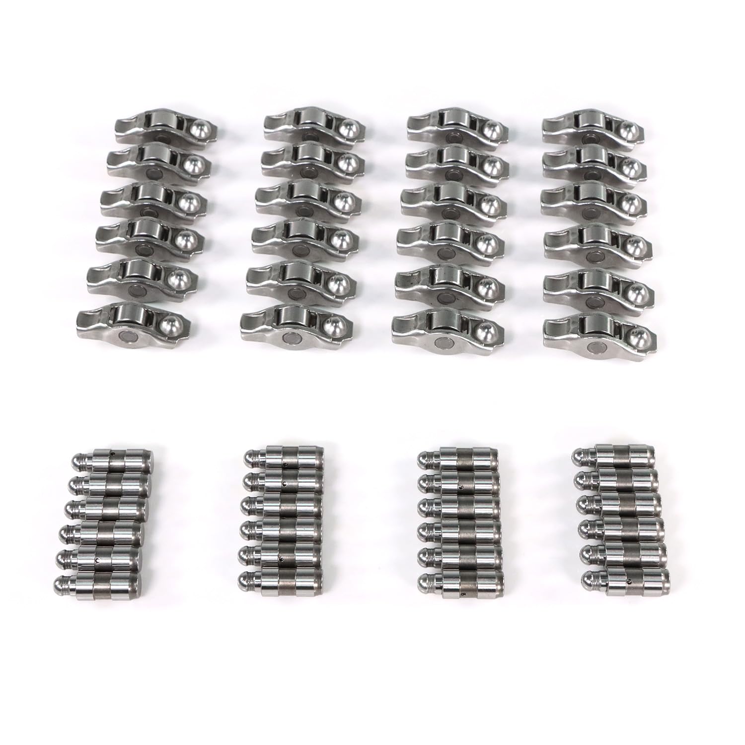 punteria scarico Adatto per Jeep Adatto per Dodge Adatto per Chrysler 3.2L 3.6L 2011-2020 Motore S 24 pezzi Bilancieri e 24 pezzi Kit punterie valvole