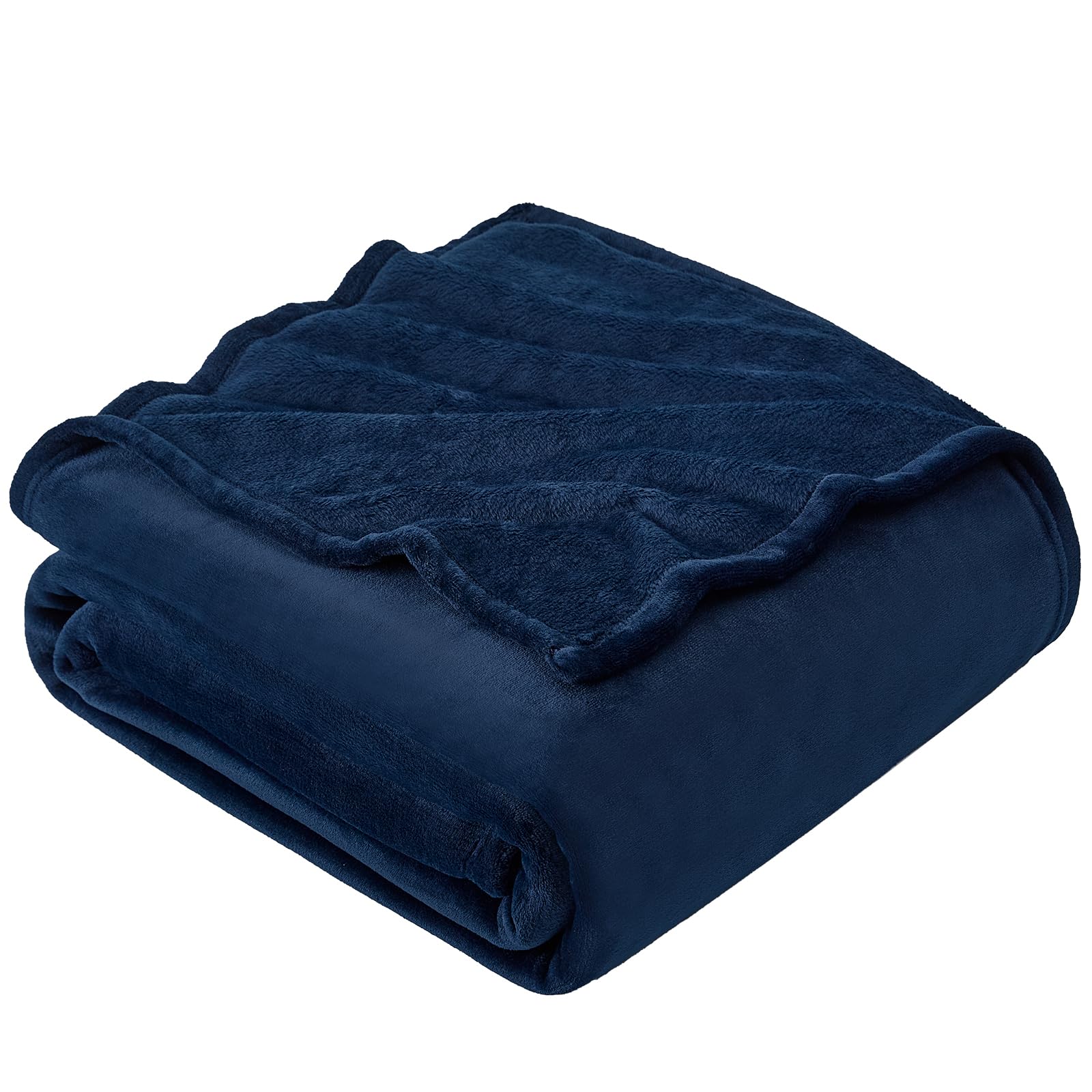 EHEYCIGA Manta Sofa Invierno, Mantas para Sofa Pequeña, Regalo Manta Navidad Franela Suave, Cobijas de Invierno, Manta Polar Cubre Sofa, 130x165 cm, Azul Marino