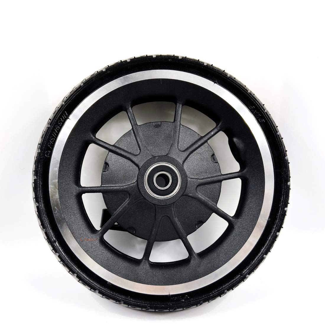 8-inch Scooter Wheel With Brake 8 Inch Solid Wheel With Drum Brake 200mm Tubeless Tyre And Expansion Brake The Hub Width 45mm (wheel and axle cable120)