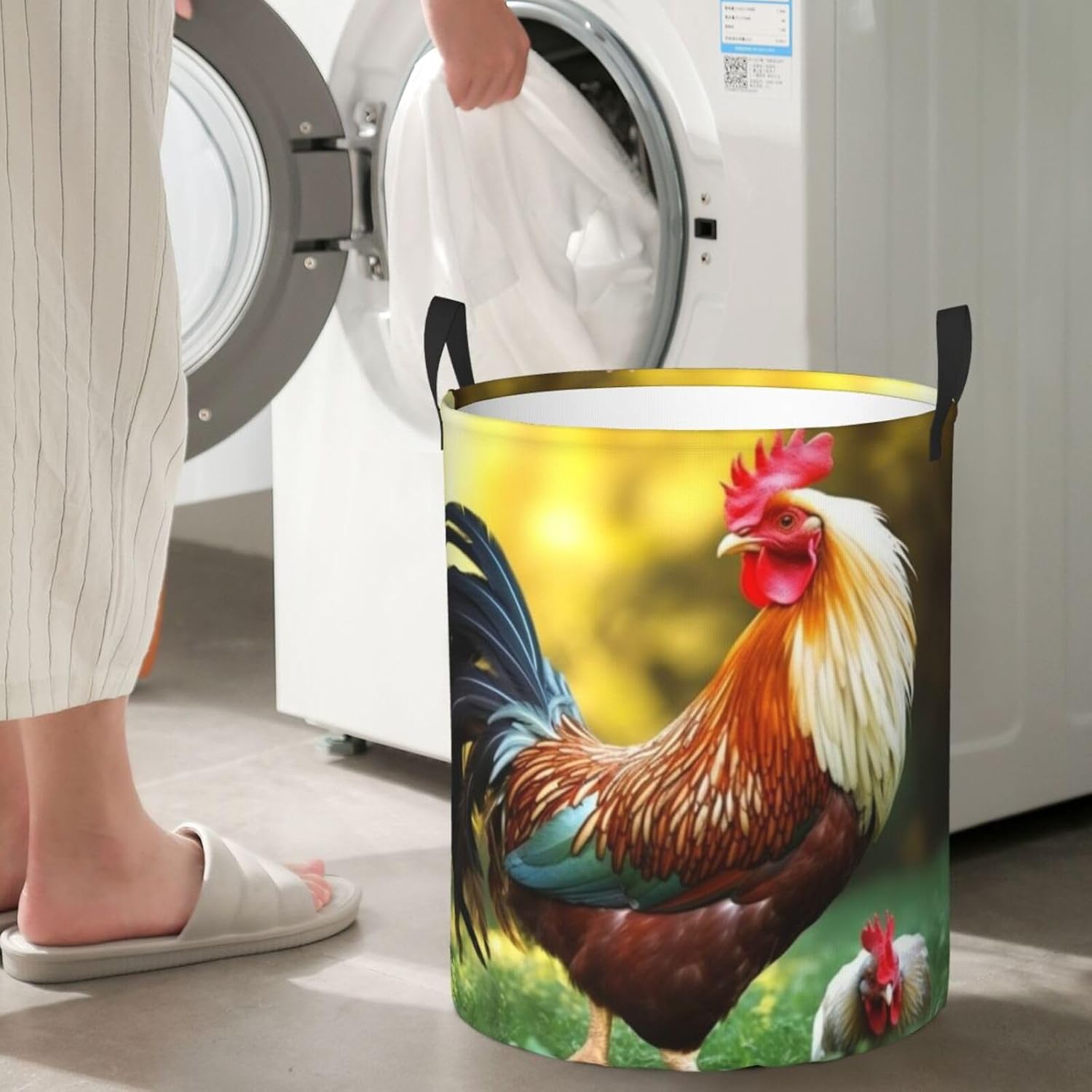 Laundry Basket With Handles Foldable Laundry Hamper Dirty Clothes Basket image 5