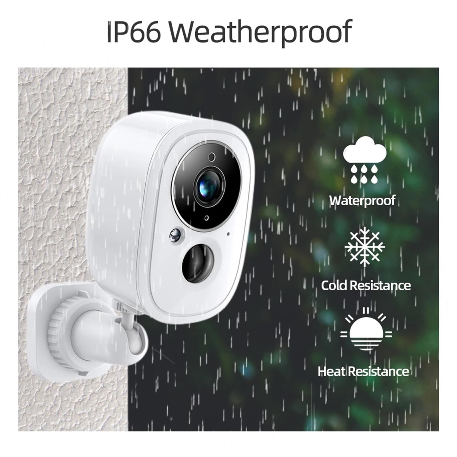 Caméra de sécurité, – caméra Solaire d'extérieur, Batterie Rechargeable, sans Fil, 5mp, Surveillance IP, CCTV, Protection PIR, avec sirène(Cam NO TF Card)