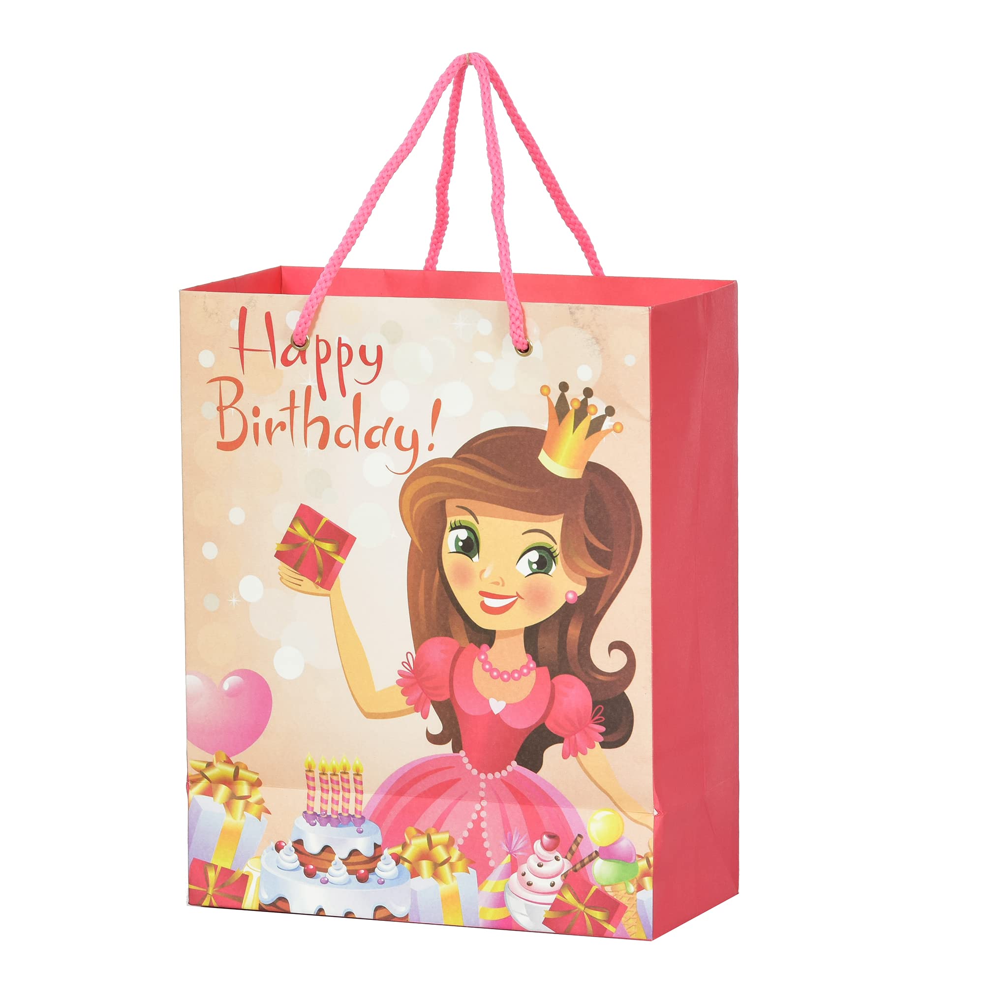 PPJ ® -PRINCESS HAPPY BIRTHDAY (30 Pcs.) PAPER CARRY BAG, 10 Inch X 8 Inch X 4 Inch RETURN GIFT/HAPPY BIRTHDAY/RETURN GIFTS/GIFTS/GIFT BAGS/GIFT COVERS(Pack of 30) (B0BWFHBHD7) Amazon Price History, Amazon Price Tracker
