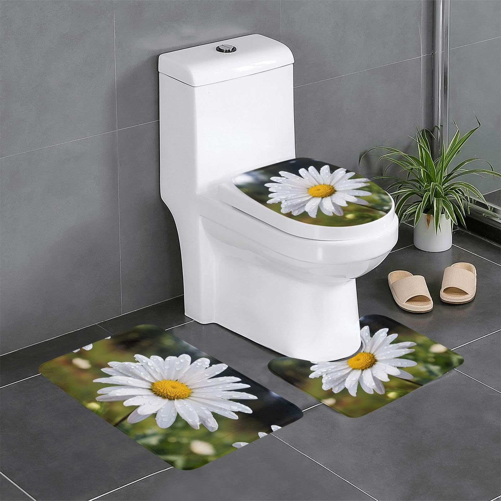 Tapis de bain antidérapants anti-glisse pour sol sec et sécurisé
