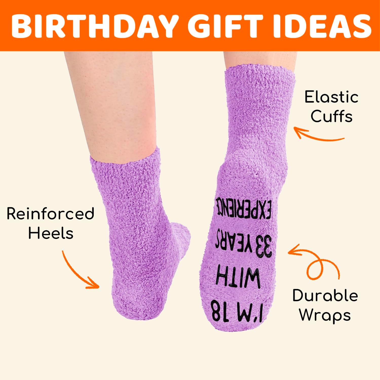 HAPPYPOP Birthday Gifts for Women - Funny Birthday Socks for Her in 50s - Image 5