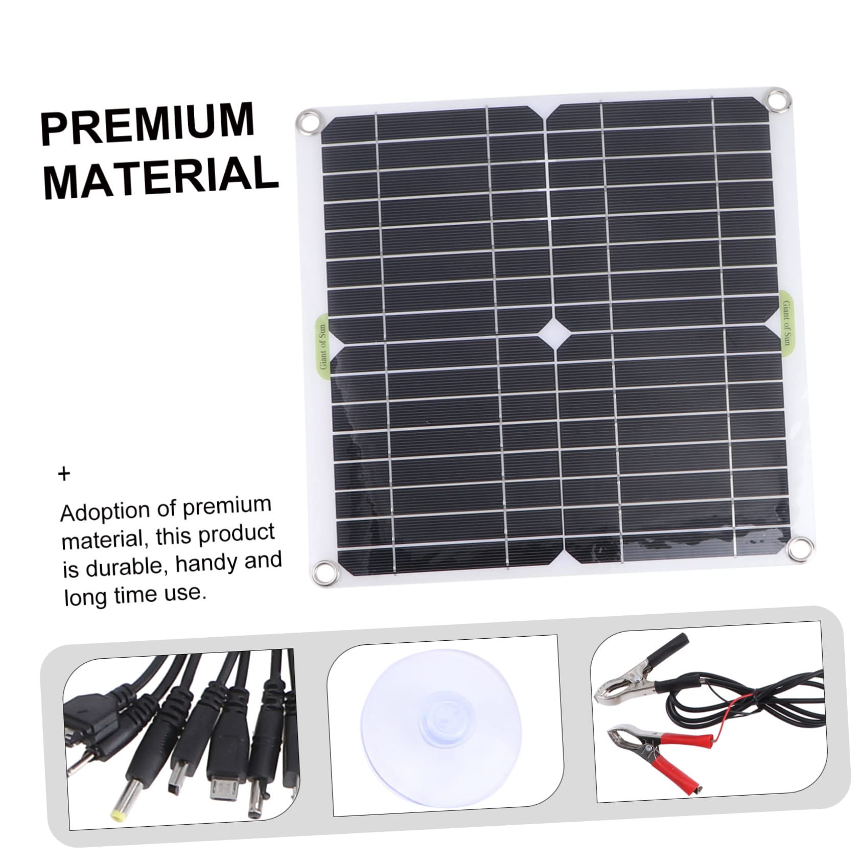 HEMOTON Kits De Paneles Solares Para Exteriores Paneles Solares Fotovoltaicos Carga Solar Para Caravaning Energía Solar Móvil