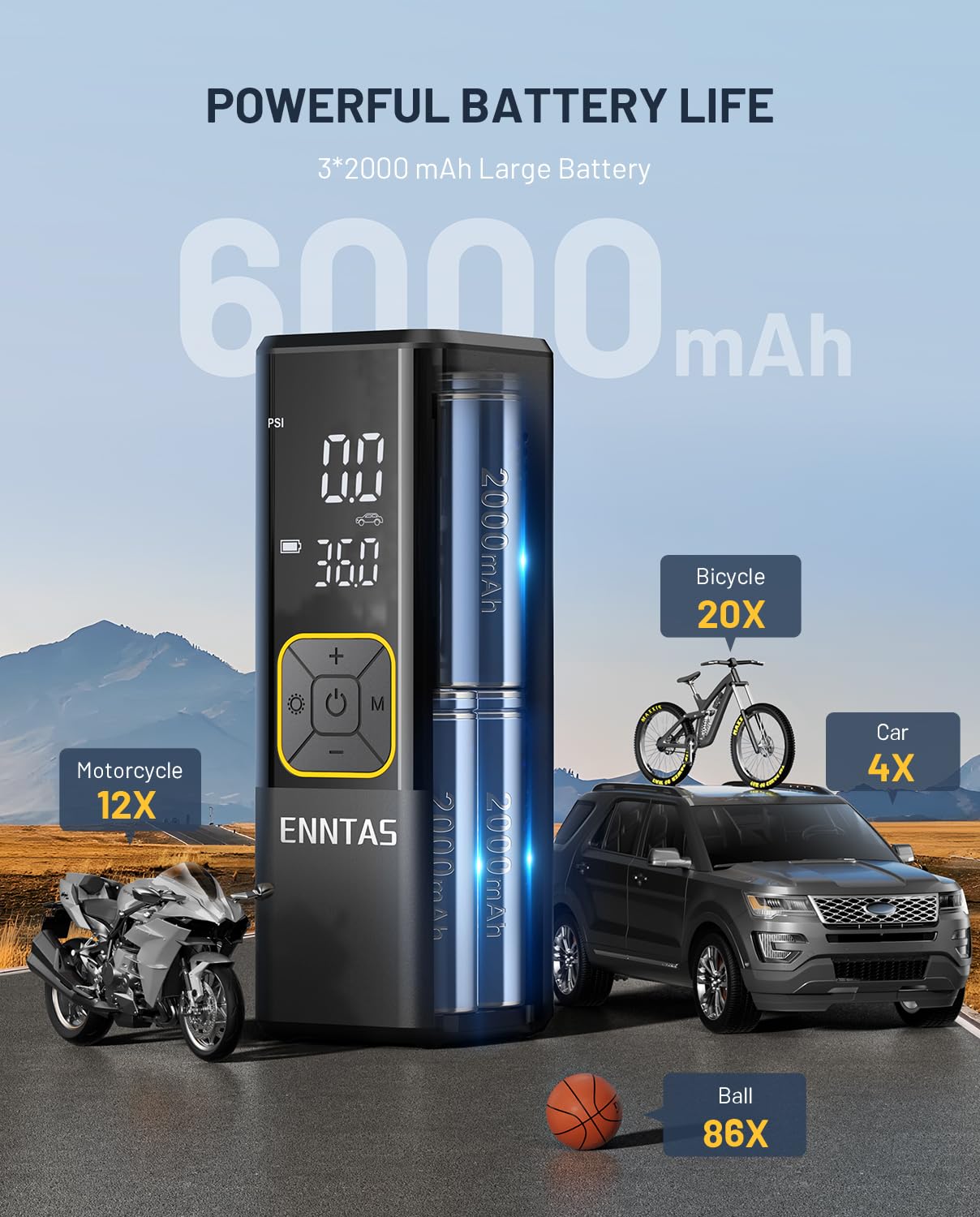 Compressore Xiaomi MINI COMPRESSORE ARIA PORTATILE ELETTRICO DA