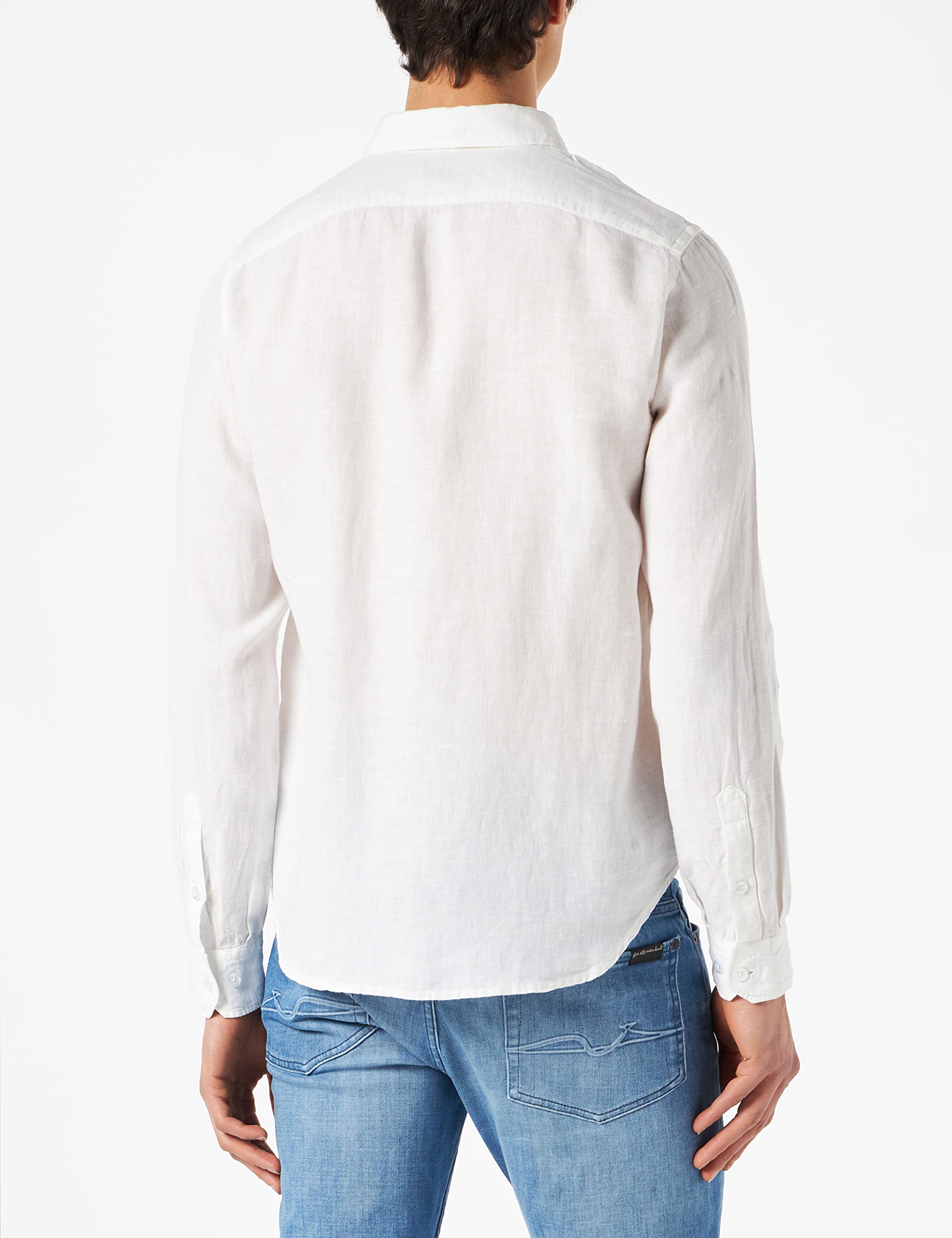 Blauer Camicia Manica Lunga Camisa para Hombre