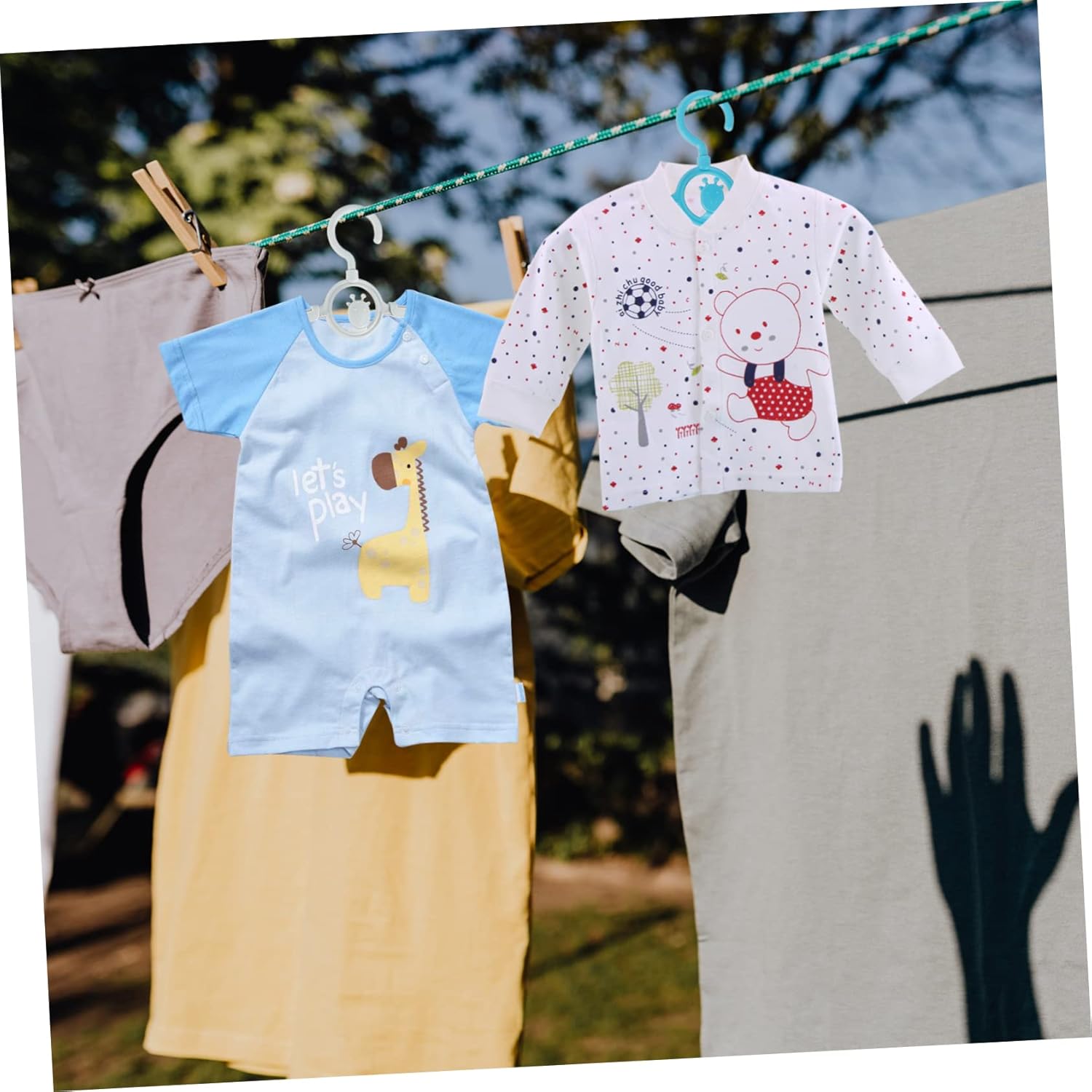 20pcs Clothes Hangers Boy Girl Hangers for Closet Clothes Boys and Girls