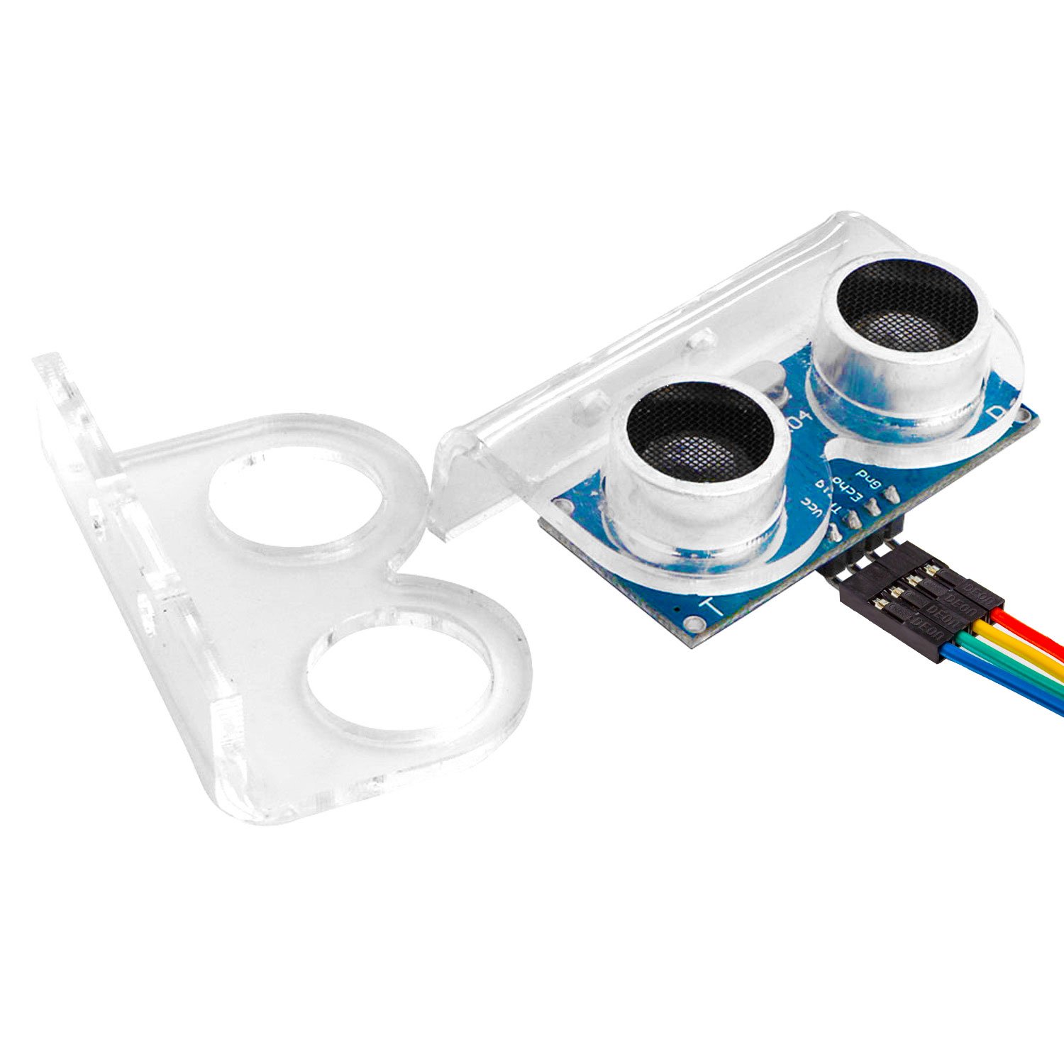 Smraza 5pcs Ultrasonic Module HC-SR04 Distance Sensor with 2pcs Mounting Bracket for Arduino R3 MEGA Mega2560 Duemilanove Nano Robot XBee ZigBee