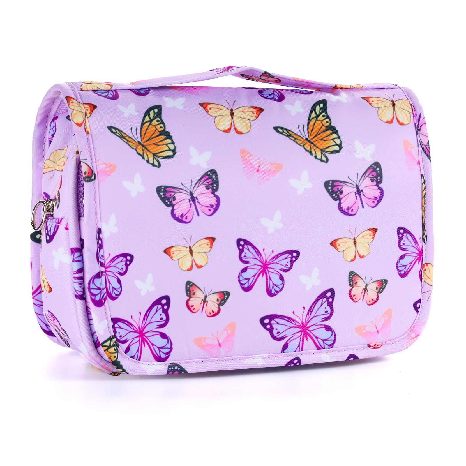 Vipdeal Kids Hanging Toiletry Bag for Girls, Travel Toiletry Bag for Little Young Girls Cosmetic Makeup Waterproof Wash Bag Toddler Traveling