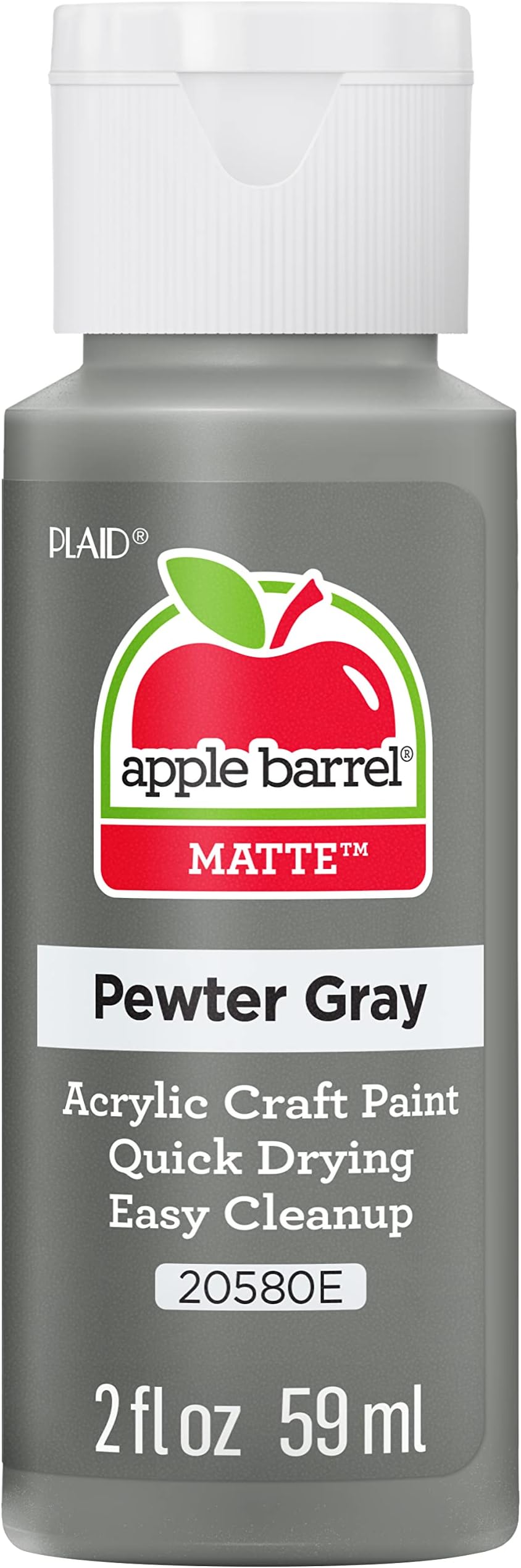 Acrylic Paint in Assorted Colors (2 oz), 20580, Pewter Grey