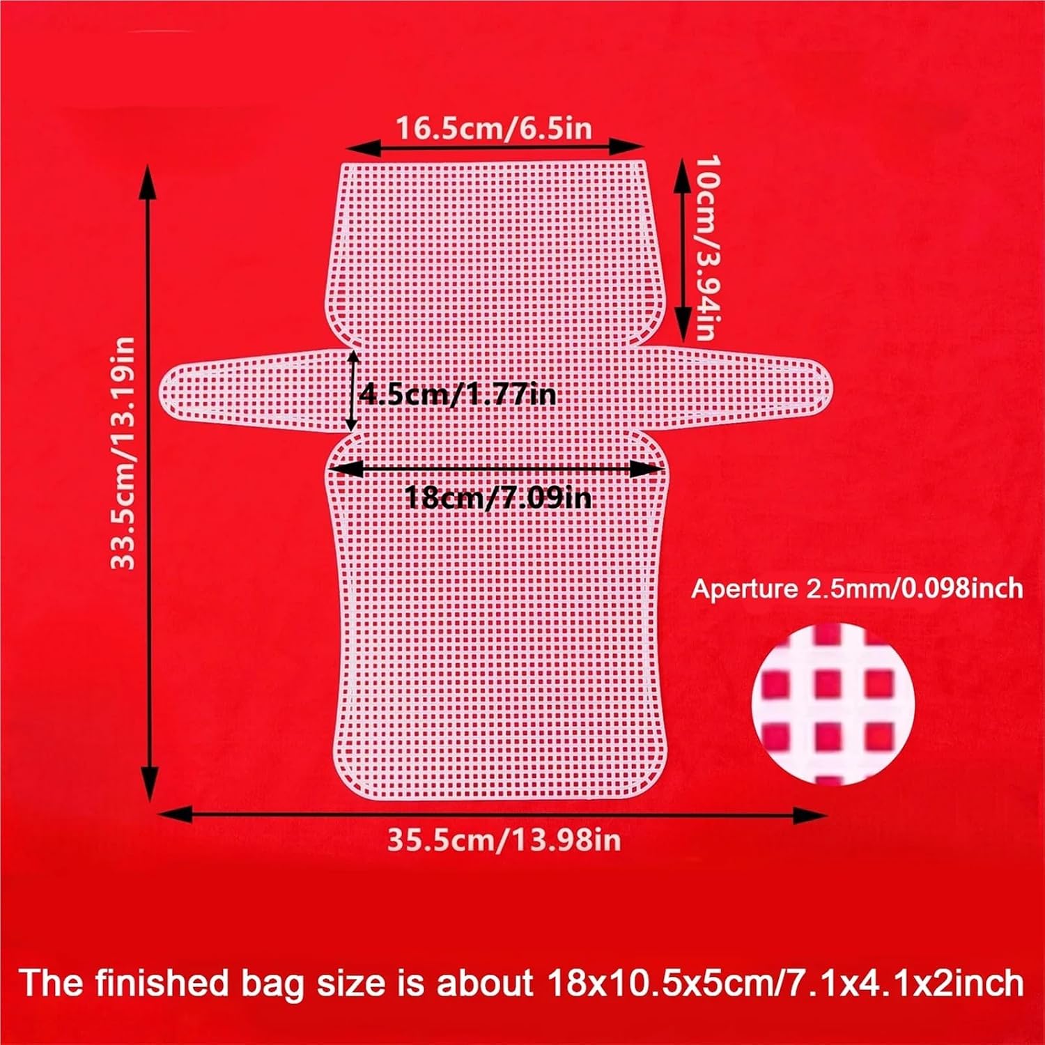 Plastic Mesh Canvas Sheets 1-4Pcs Plastic Mesh Canvas Sheets Clear Blank Needlepoint Embroidery Tools for DIY Crochet Bag Making(4Pcs)