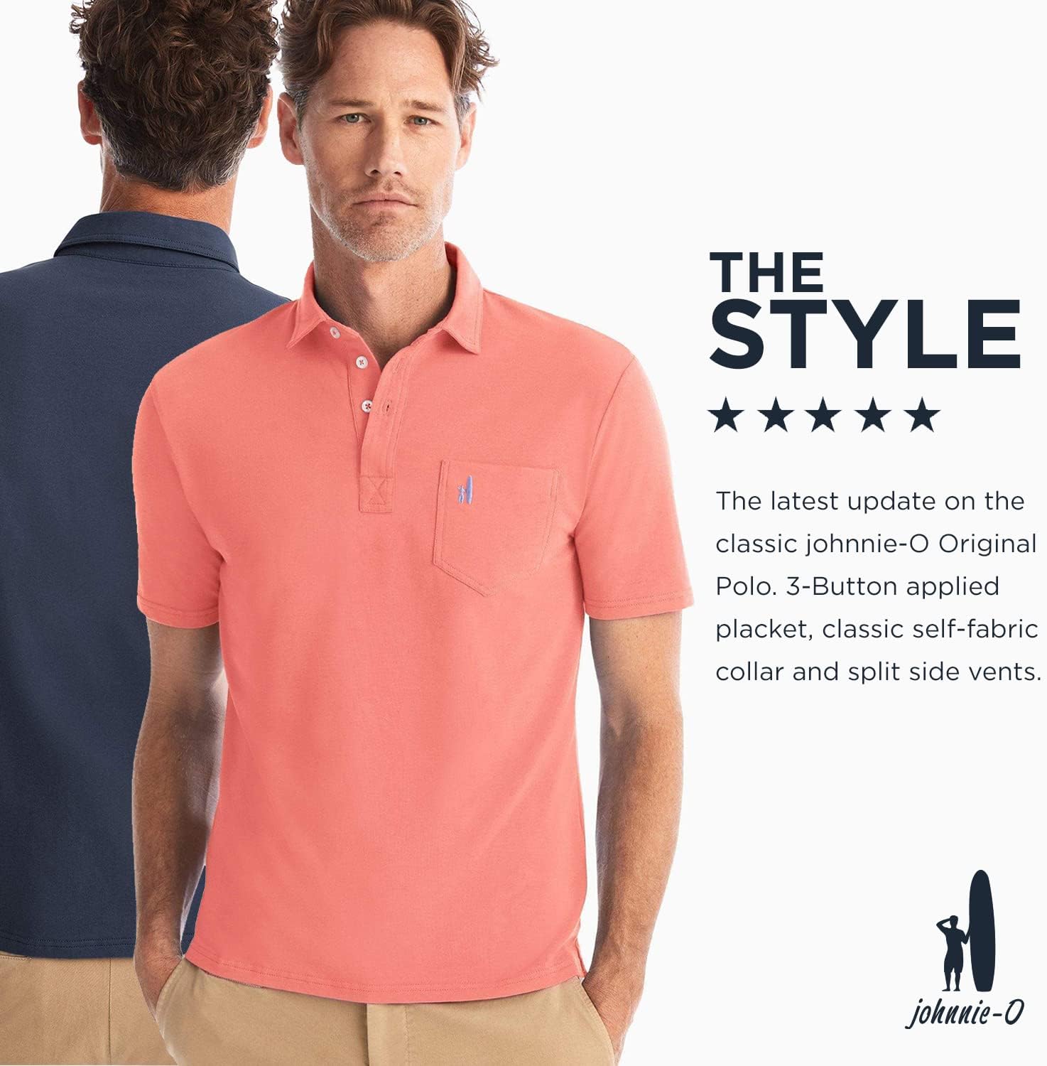 johnnie-O Performance Mesh Jr. Polo - Fairway