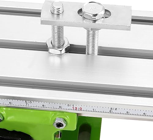Miniatura 3 de JOIKIT Mini mesa de trabajo de fresadora de 12.2 pulgadas, mesa de diapositiva de perforación compuesta, mesa de trabajo multifuncional, mesa de