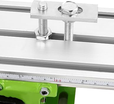 JOIKIT 12.2 Inch Mini Milling Machine Worktable, Compound Drilling Slide Table, Multifunction Worktable, Drill Vise Fixture Adjustment Worktable for Bench Drill