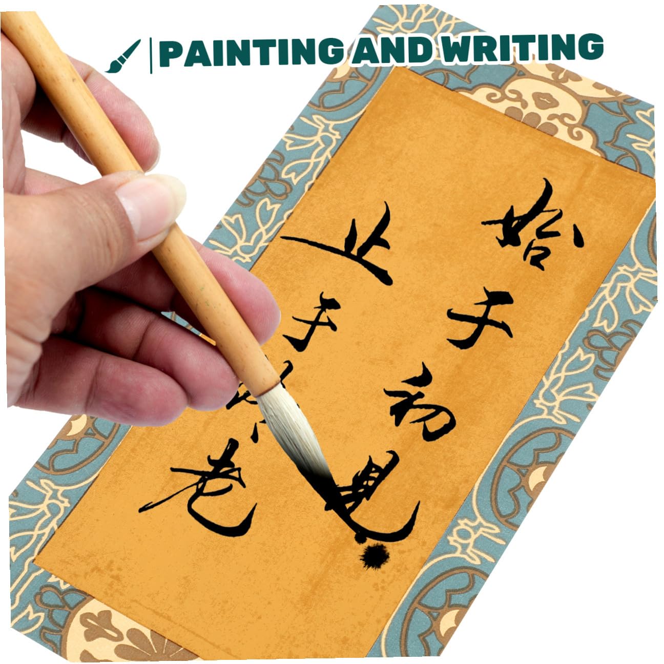 Gatuida 3 Series Papel De Arroz Para Caligrafía Para Escritura Y Pintura Para Manualidades Y Principiantes Caligrafía 40 Hojas*3