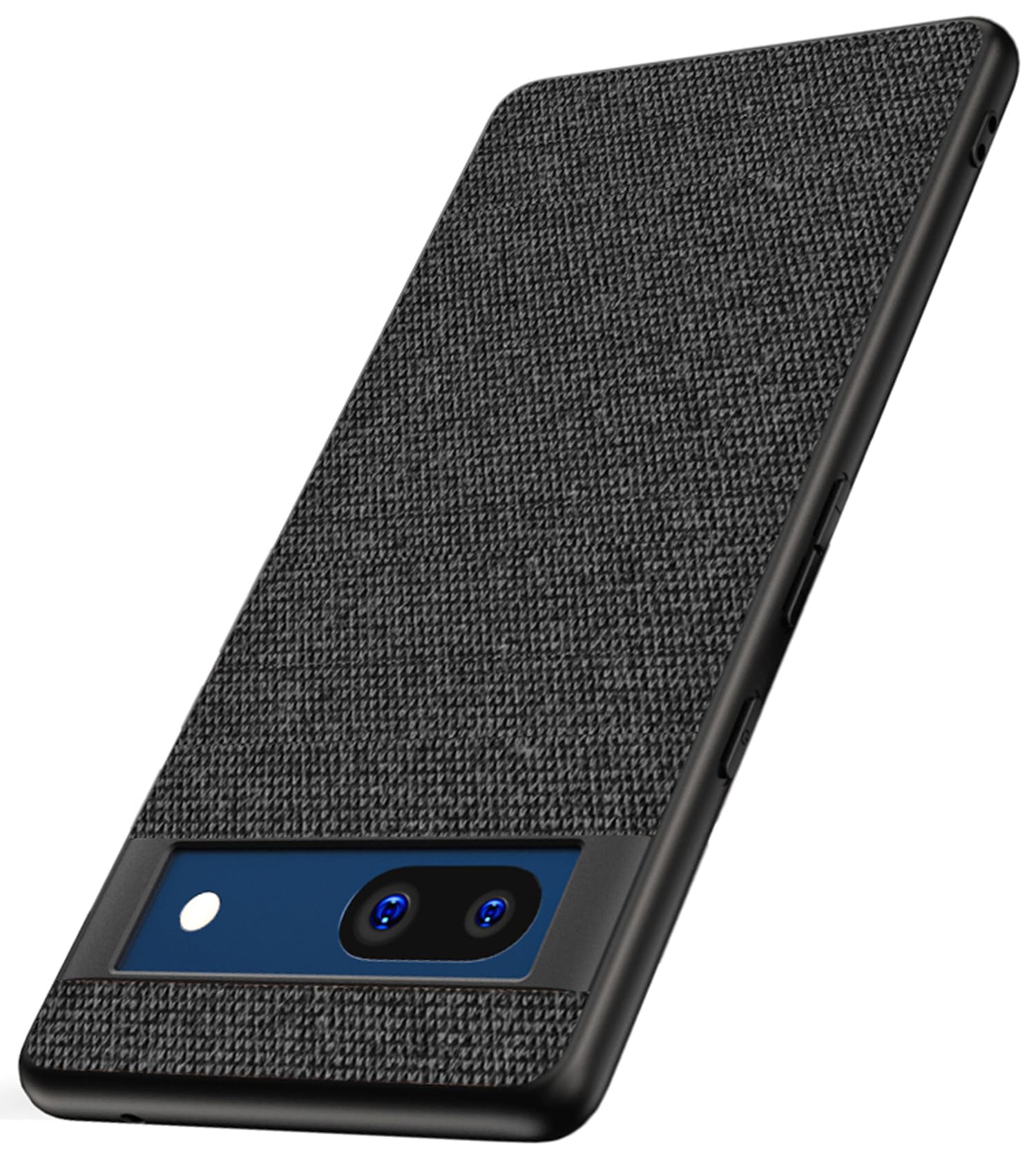 Kapa Soft Full Fabric Protective Back Case Cover for Google Pixel 7A | Shockproof Slim Hard Anti Slip Back Case, Black (B0C9Y3XQTZ) Amazon Price History, Amazon Price Tracker