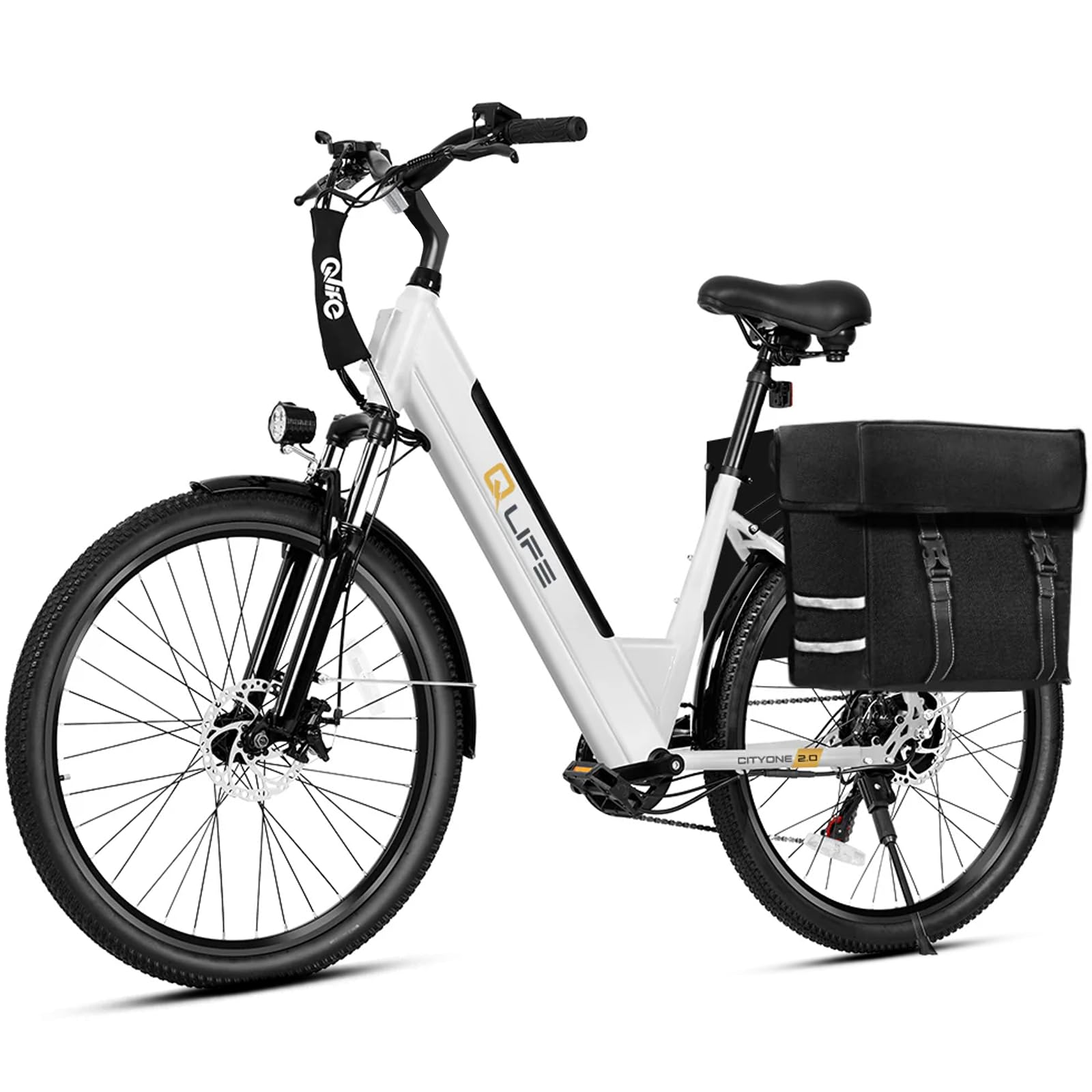 Qlife Cityone 2.0/Cityone Plus Electric Bike for Adults-1200W Peak Motor