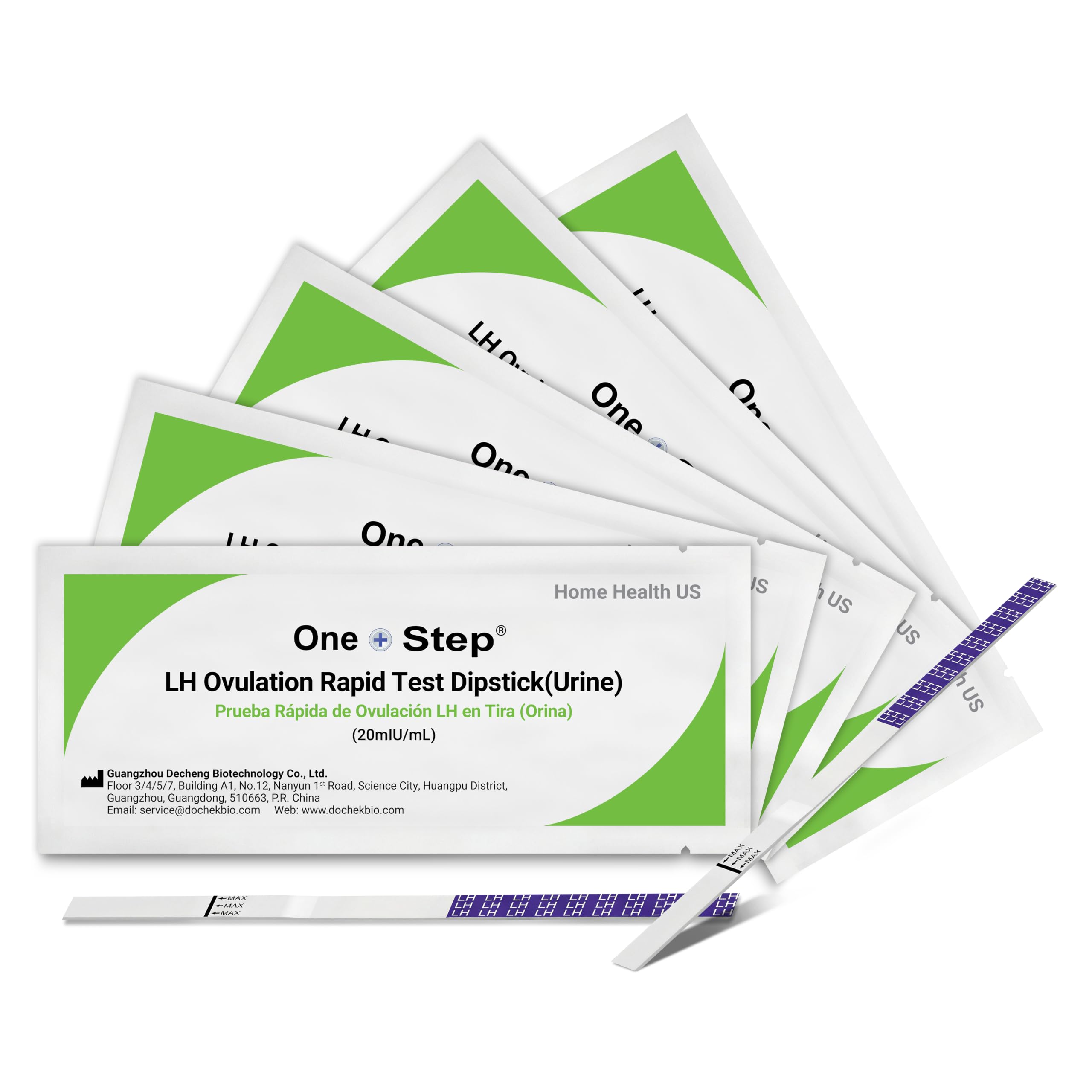 One Step 30 Ovulation Test Strips - (Wide Width) Fertility Test Strips