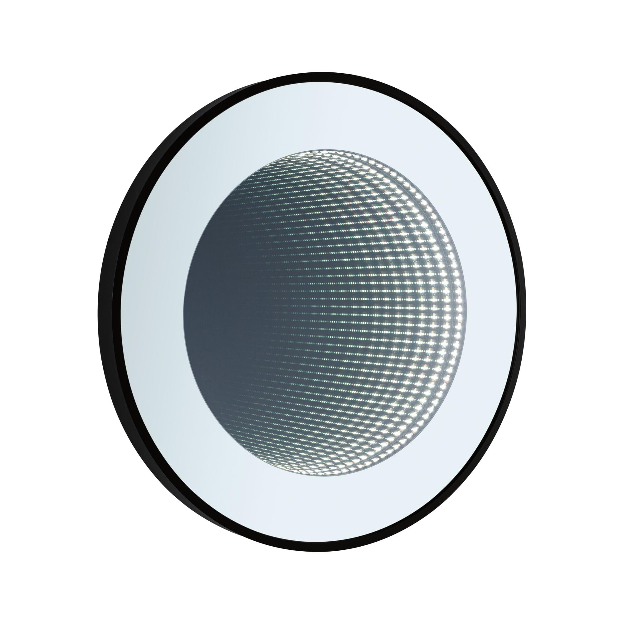 Paulmann 79561 LED Leuchtspiegel Miro IP44 Tunable White 70lm 230V 11,5W Spiegel, Schwarz matt