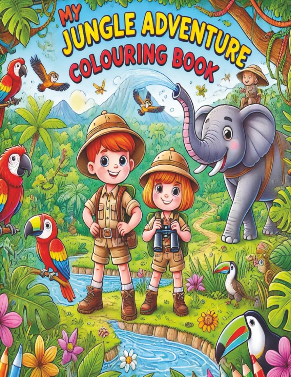 My Jungle Adventure Colouring Book