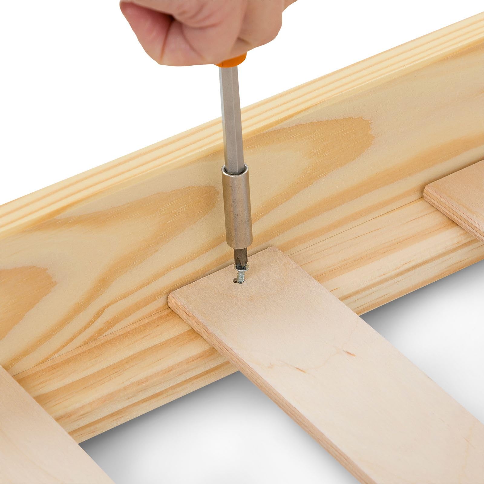 IDIMEX Sommier 80 x 190 cm PASIA 17 Lattes sans Cadre, Sommier à Lattes pré-percées pour lit Enfant 1 Place, vis fournies, Convient Aussi pour 80 x 200