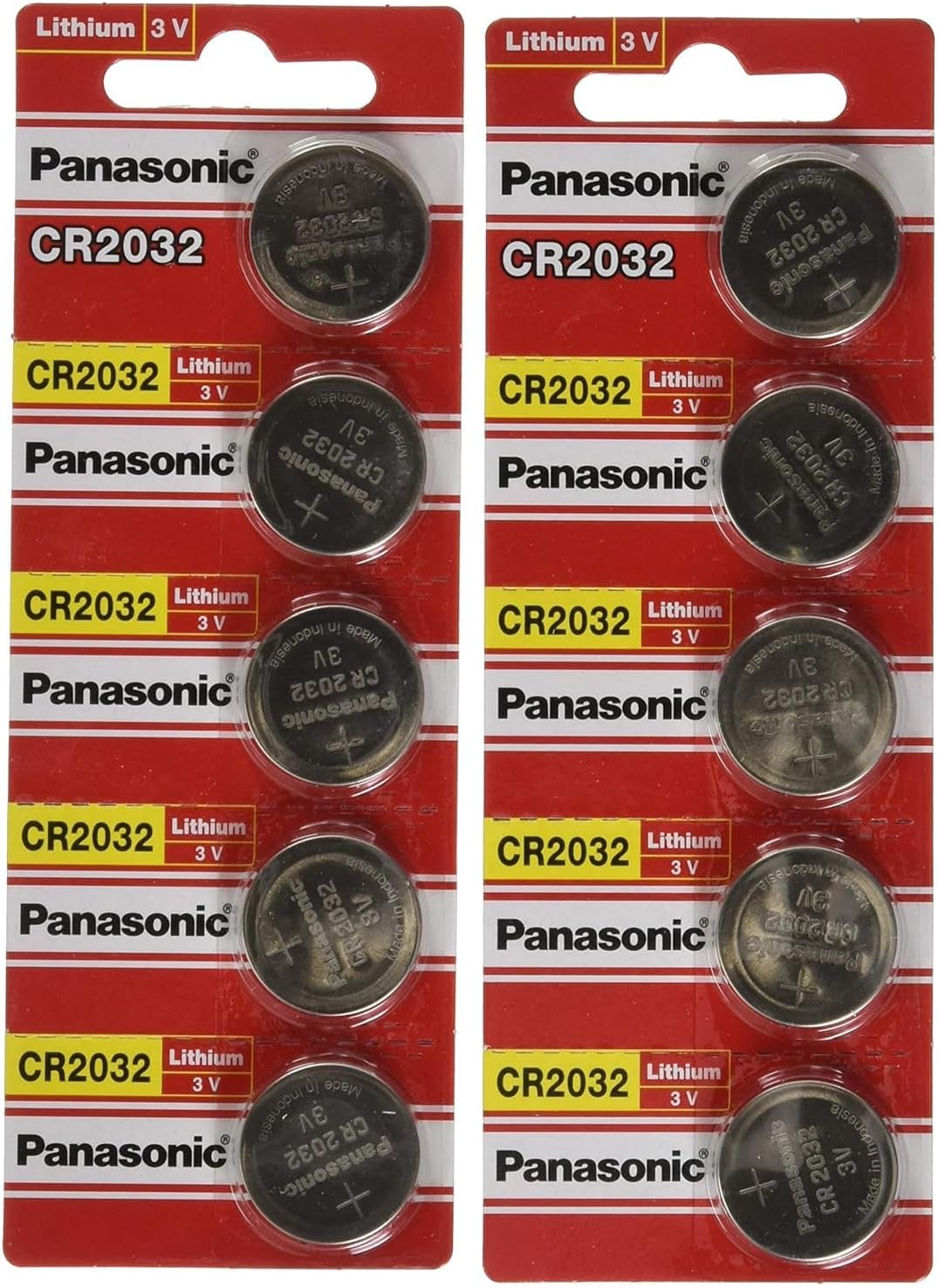 Cr2032 3V Lithium Coin Cell Battery Dl2032 Ecr2032 10 Pcs