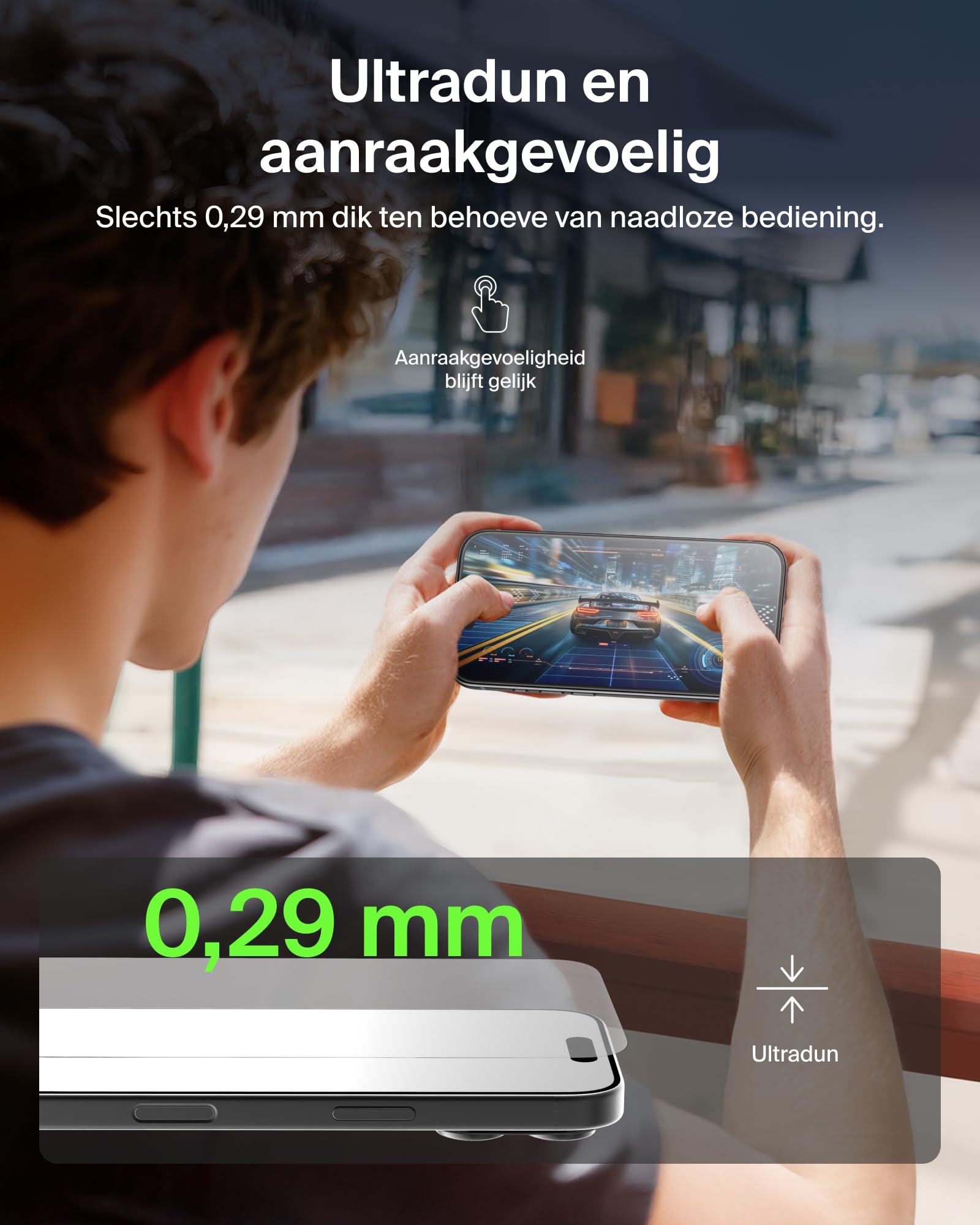 Ringke Camera Glass Lensbeschermer (2 Stuks) Compatibel met iPhone 15 Pro, Camera Lens Protector Gehard Glas